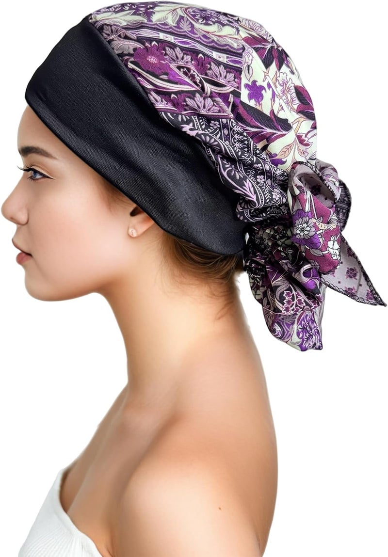 Belleshow Chemo Headwear Turbans for Women, Cancer Head Scarf, Headwear Coverings Caps, Head Wraps for Cancer Patients - Image 4